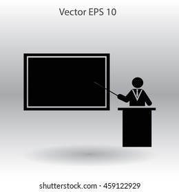 teacher vector icon