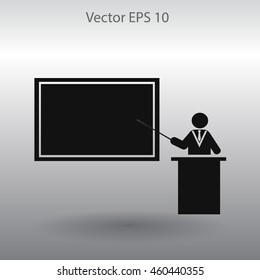 teacher vector icon