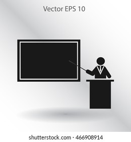 teacher vector icon