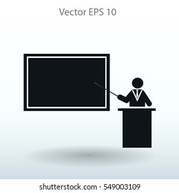teacher vector icon
