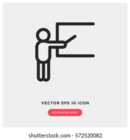 Teacher vector icon
