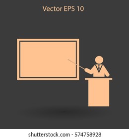 teacher vector icon