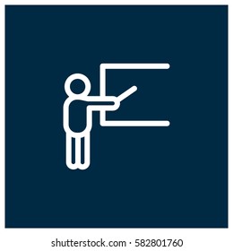 Teacher vector icon