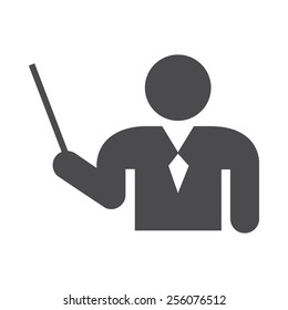 Teacher vector image to be used in web applications, mobile applications and print media