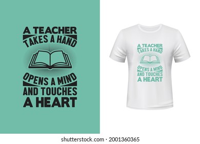 Teacher vector t shirt design
