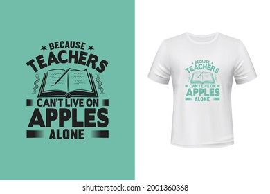 Teacher vector t shirt design