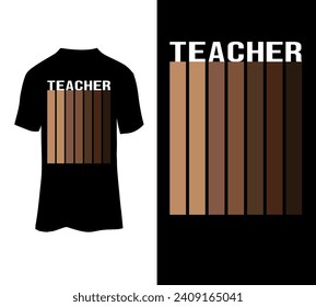 Teacher vector t-shirt design for sale.