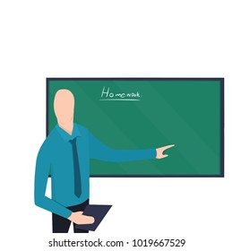 Teacher wish write-board