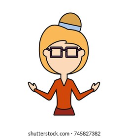 teacher woman icon