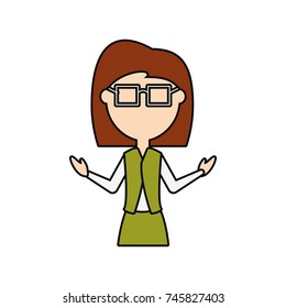 teacher woman icon
