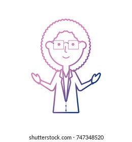 teacher woman  vector illustration