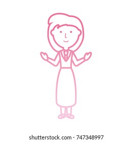 teacher woman  vector illustration