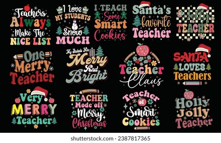 Lehrer machen immer das schöne Weihnachtsgeschenk-T-Shirt-Design