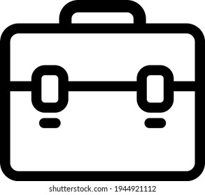 Teachers bag, illustration, vector on a white background