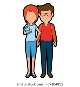 teachers couple avatars characters