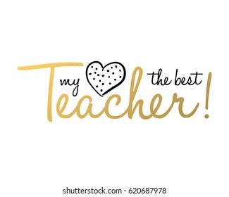 Teachers Day Holidays card template for Design, Website, Banner. 
Greeting background. 
Modern Trendy Gold Black Design Concept. 
Vector illustration