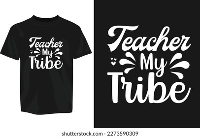 Teachers Day motivational tshirt design template, stickers, use any place. teachers day tshirt design