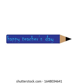 teacher's day simple illustration vector clip art