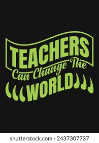 Teachers Day special tshirt design template