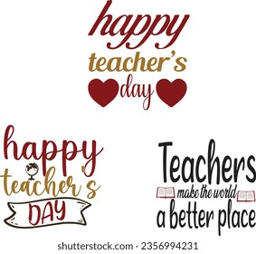 TEACHER'S DAY SVG DESIGN, TEACHER'S DAY SVG T SHIRT DESIGN BUNDLE svg