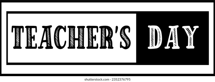 Caligrafía de texto del día del profesor, tipografía del día del profesor, inscripción de letras del día del profesor, ilustración de clipart del día del profesor