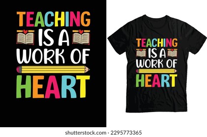 Teacher's Day T-Shirt Design- Teacher's Day Typography T-Shirt Design