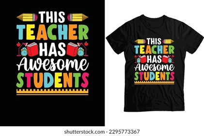 Teacher's Day T-Shirt Design- Teacher's Day Typography T-Shirt Design