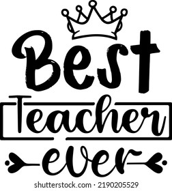 Teachers' day typography quote lettering , Happy Teacher's Day labels, greeting cards, posters set.