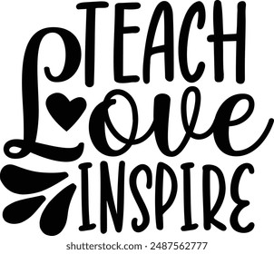 Teachers Day Typography Vector Design