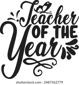 Teachers Day Typography Vector Design