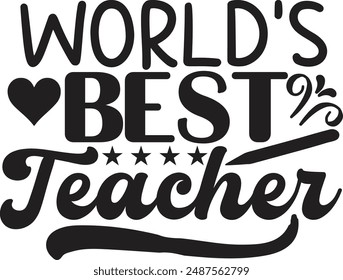 Teachers Day Typography Vector Design