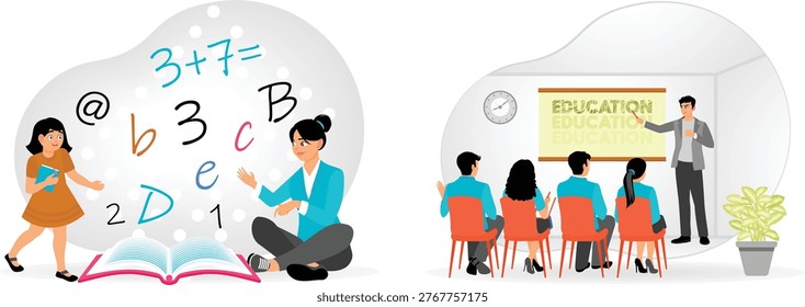 Teachers engaging students in diverse learning activities through mathematics and education