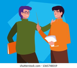 teachers men avatar character