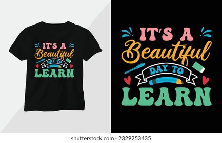 Teachers off duty tshirt design template printready vector design with vintage and groovy style