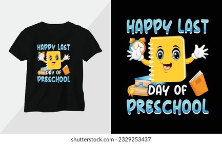 Teachers off duty tshirt design template printready vector design with vintage and groovy style