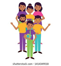 teachers students teachers day design vector illustration