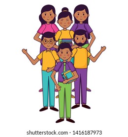 teachers students teachers day design vector illustration  