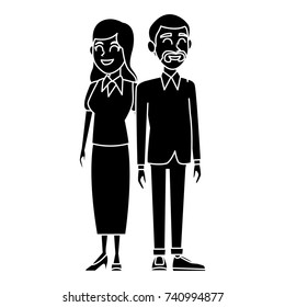 Teachers teamwork couple