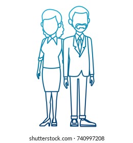 Teachers teamwork couple