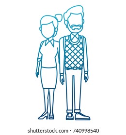 Teachers teamwork couple