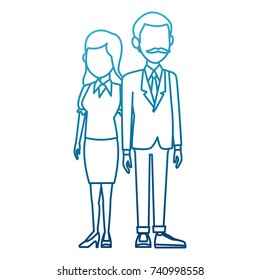 Teachers teamwork couple