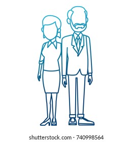 Teachers teamwork couple
