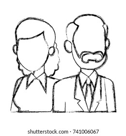 Teachers teamwork couple