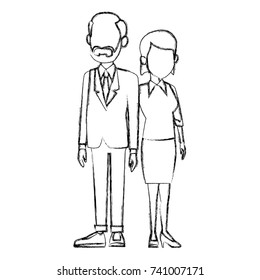 Teachers teamwork couple