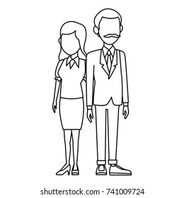Teachers teamwork couple