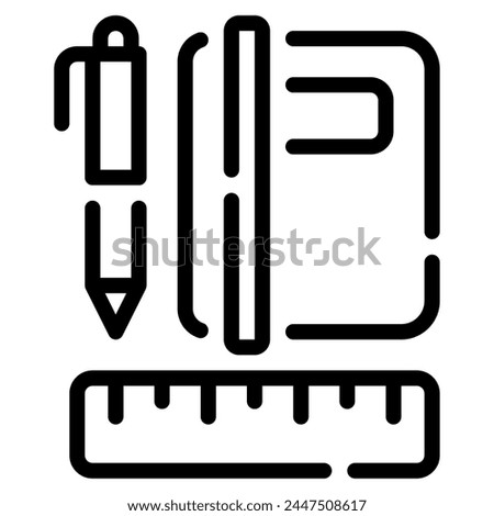 Teaching Aid Icon Illustration, for web, app, infographic, etc