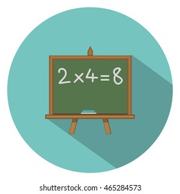 teaching board flat icon