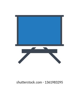 teaching board icon,black board icon