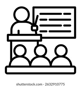 Teaching Icon Element For Design