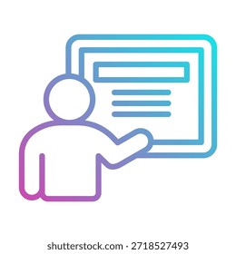 Elemento de icono de enseñanza para el diseño